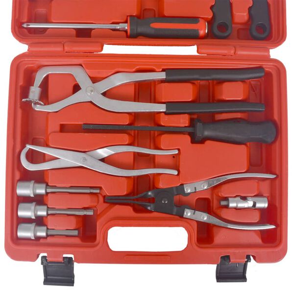 vidaXL 15 Piece Brake Maintenance and Assembly Toolset
