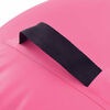 vidaXL Inflatable Gymnastic Roll with Pump 39.4"x23.6" PVC Pink