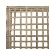 vidaXL Garden Chair 2 pcs Beige 53 x 60 x 85cm poly rattan