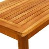 vidaXL Coffee Table Natural Acacia Solid Acacia Wood Small Durable