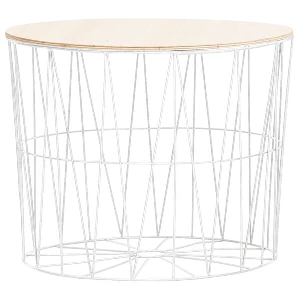 vidaXL Coffee Table 4 pcs White