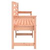 vidaXL Garden Bench Natural wood Douglas wood Durable Garden Bench