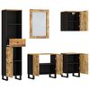 vidaXL Bathroom Furniture Set Natural wood