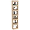 vidaXL Book Cabinet Sonoma oak Engineered wood Tall Book Cabinet