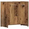 vidaXL Bathroom Furniture Set Old wood Engineered wood Medium Storage