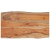 vidaXL Table Top Natural Wood Solid Acacia Wood 27.6x15.7 in Durable