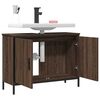 vidaXL Bathroom Sink Cabinet Brown Oak Engineered wood