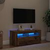 vidaXL TV Cabinet Old wood Engineered wood Medium TV Cabinet
