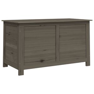 vidaXL Cushion Box Anthracite Solid fir wood 39.4 x 19.7 x 22.0 in