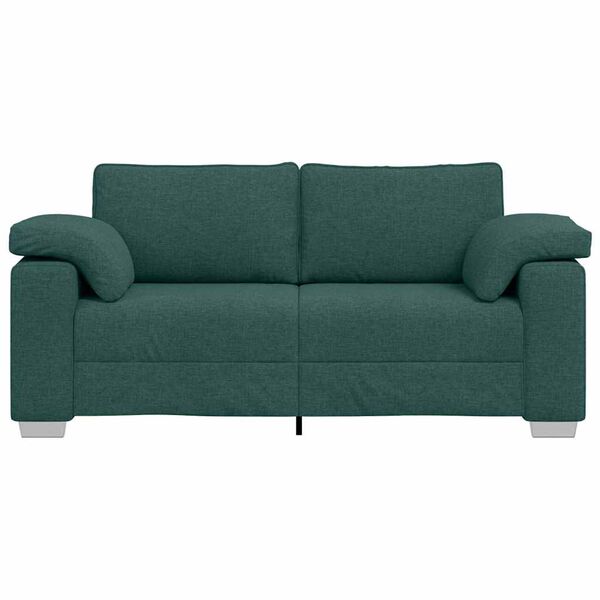 vidaXL Sofa Dark Green 70.87 x 30.31 x 32.28 in Fabric