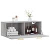 vidaXL Wall Cabinet Grey Sonoma Engineered wood Medium Wall Cabinet