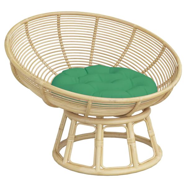 vidaXL Round Cushion Green Oxford Fabric 23.6 inches Round Cushion