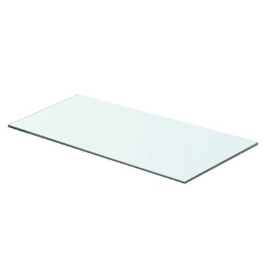 vidaXL Shelf Panel Glass Clear 23.6"x9.8"