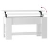 vidaXL Coffee Table High gloss white Engineered wood Medium
