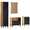 vidaXL Bathroom Furniture Set Mango desert brown