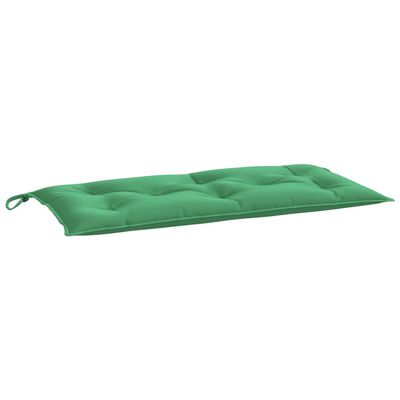 vidaXL Garden Bench Cushion Green 43.3"x19.7"x2.8" Oxford Fabric