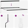 vidaXL Awning Frame Anthracite 157.48 x 118.11 in Aluminium