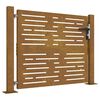 vidaXL Garden Gate 39.4x29.5" Corten Steel Square Design