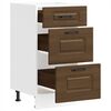 vidaXL Kitchen Base Cabinet Brown oak Engineered wood Compact