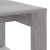 vidaXL Coffee Table Gray Sonoma Engineered Wood 40.2 x 19.7 x 13.8 in