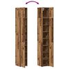 vidaXL Storage Cabinet 3 pcs Old Wood 11.81 x 16.73 x 88.58 in