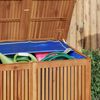 vidaXL Garden Storage Box Natural wood Solid acacia wood Large