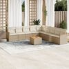 vidaXL Garden Sofa Set Beige