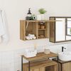 vidaXL Bathroom Wall Cabinet Artisan Oak Engineered Wood Medium