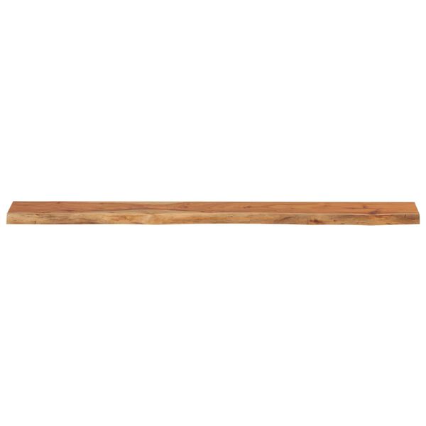 vidaXL Wall Shelf Natural wood Solid Acacia wood 63.0 x 7.9 x 1.5 in