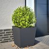 vidaXL Garden Planter Anthracite Cold-rolled steel Large Durable