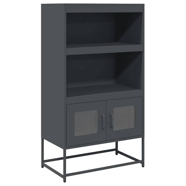 vidaXL Highboard Anthracite Cold-rolled steel Medium Highboard
