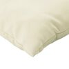 vidaXL Pallet Cushion Cream White Oxford Fabric (100% polyester) Medium