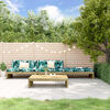 vidaXL Garden Lounge Set Brown Treated pine wood Modular