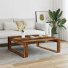 vidaXL Coffee Table Old Wood Engineered Wood 39.4x39.4x13.8 in Durable