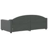 vidaXL Day Bed Dark Grey Fabric (100% polyester), metal, solid wood Single