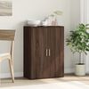 vidaXL Sideboard Brown oak Engineered wood 23.6x12.2x33.1 in Sideboard