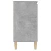 vidaXL Sideboard Concrete grey Engineered wood 39.8 x 13.8 x 27.6 in