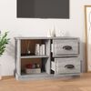 vidaXL TV Cabinet Grey Sonoma Engineered Wood Medium TV Cabinet