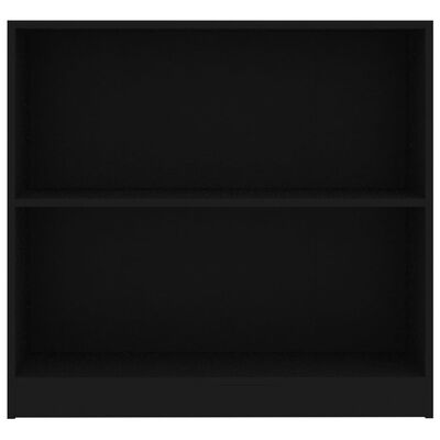 vidaXL Bookshelf Black 31.5"x9.4"x29.5" Chipboard