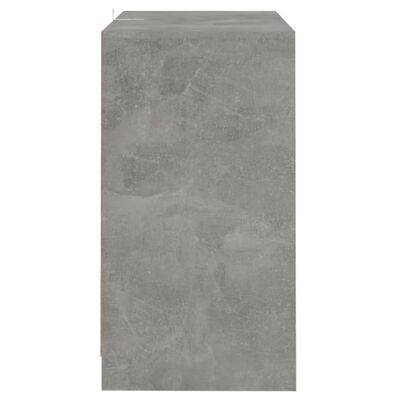 vidaXL Sideboards 2 pcs Concrete Gray 27.6"x16.1"x29.5" Engineered Wood