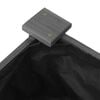 vidaXL Garden Raised Bed Grey Solid fir wood, Non-woven fabric
