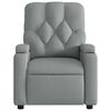 vidaXL Massage Recliner Chair Light Grey