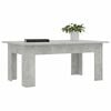 vidaXL Coffee Table Concrete Gray Engineered Wood Medium Simplistic