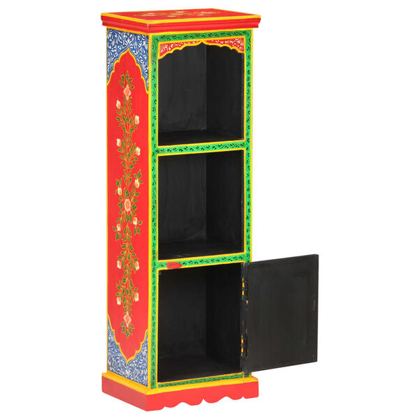 vidaXL Hand Painted Highboard 15.7"x11.8"x47.2" Solid Mango Wood