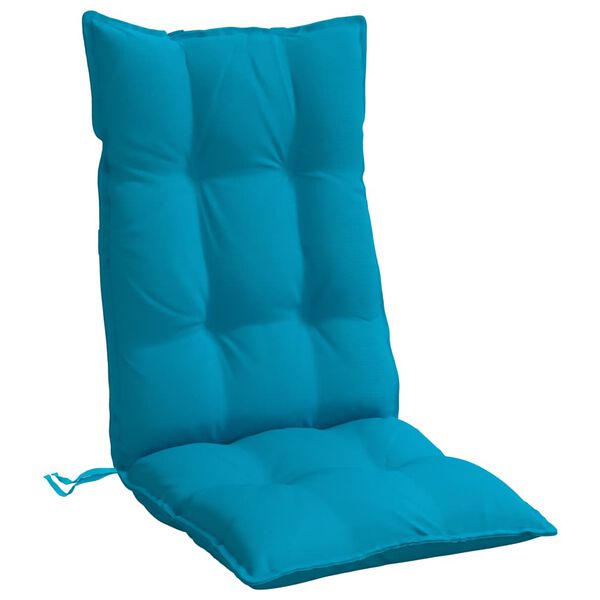 vidaXL Highback Chair Cushion Set of 2 Light blue