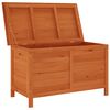 vidaXL Garden Storage Box Natural Wood Solid Fir Wood Medium