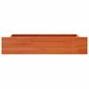 vidaXL Bed Drawer Wax brown Solid pine wood Standard Bed Drawer
