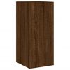 vidaXL TV Wall Unit Brown oak Engineered wood Standard TV Wall Unit
