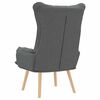 vidaXL Relaxing Chair Dark gray 69 x 74 x 93 cm fabric