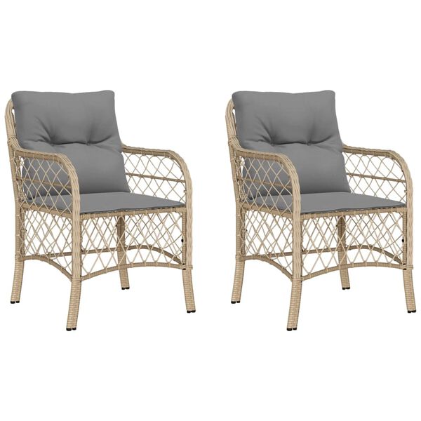 vidaXL Outdoor Dining Chair Set of 2